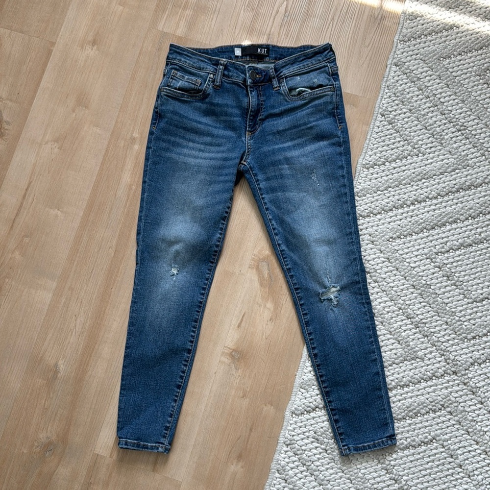 KUT from the Kloth Petite Donna Ankle Skinny Jeans 2P